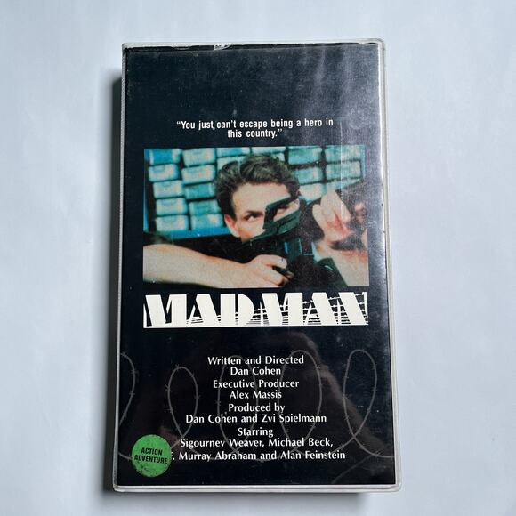 Madman VHS Video Tape Dan Cohen Sigourney Weaver Clamshell Rare HTF VCI Release - Picture 1 of 6